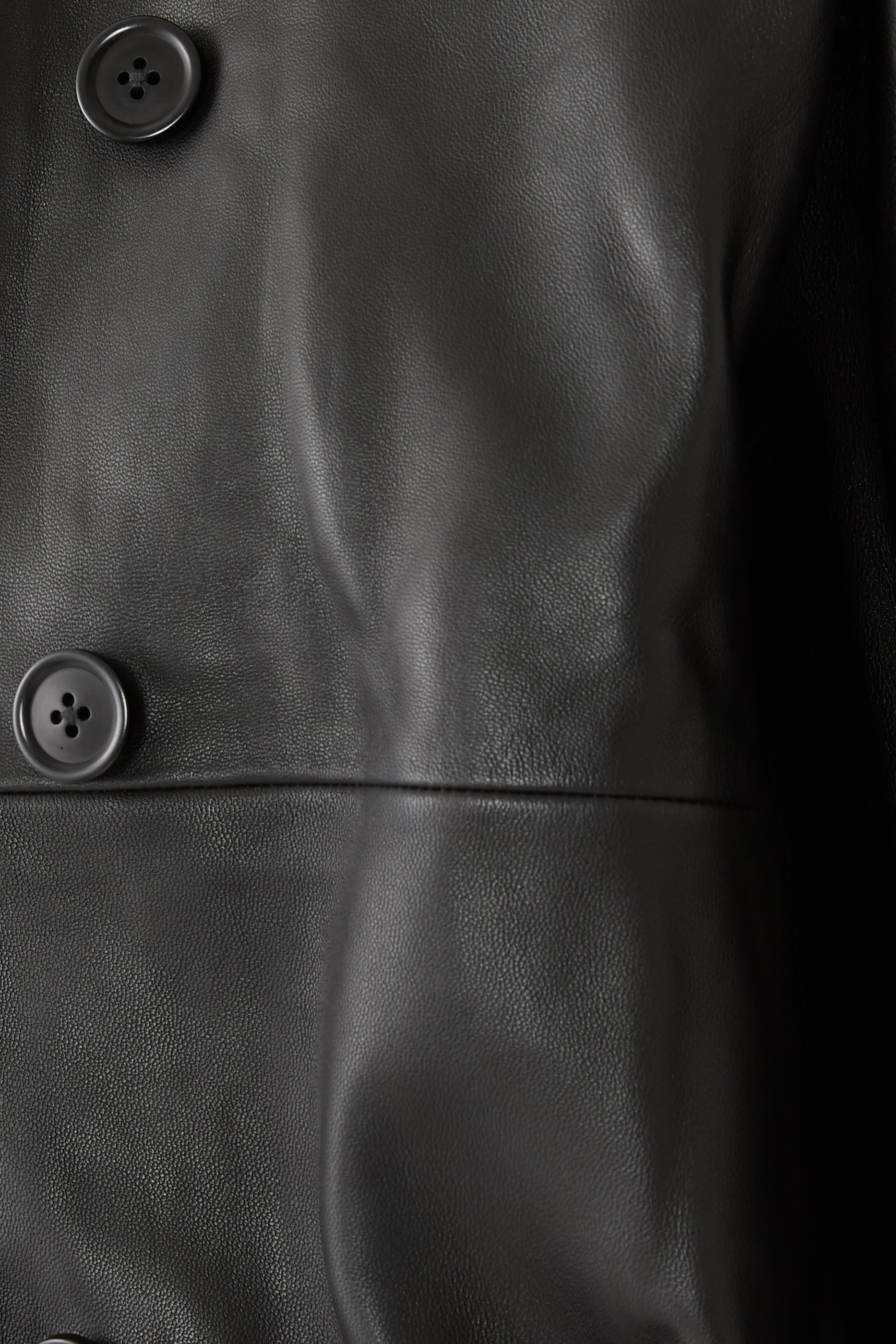 Leather Blouson Jacket