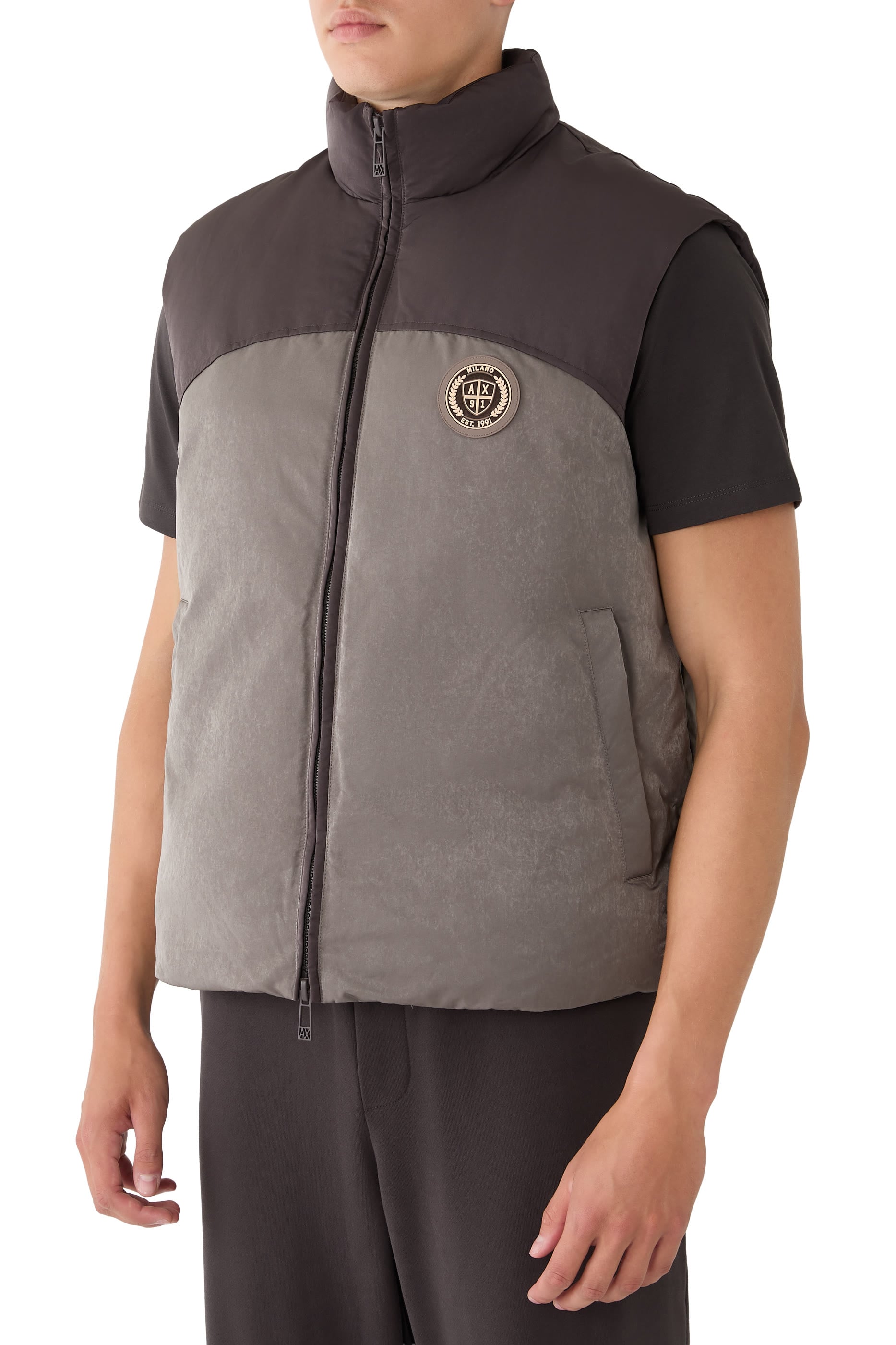 Sleeveless Blouson Jacket
