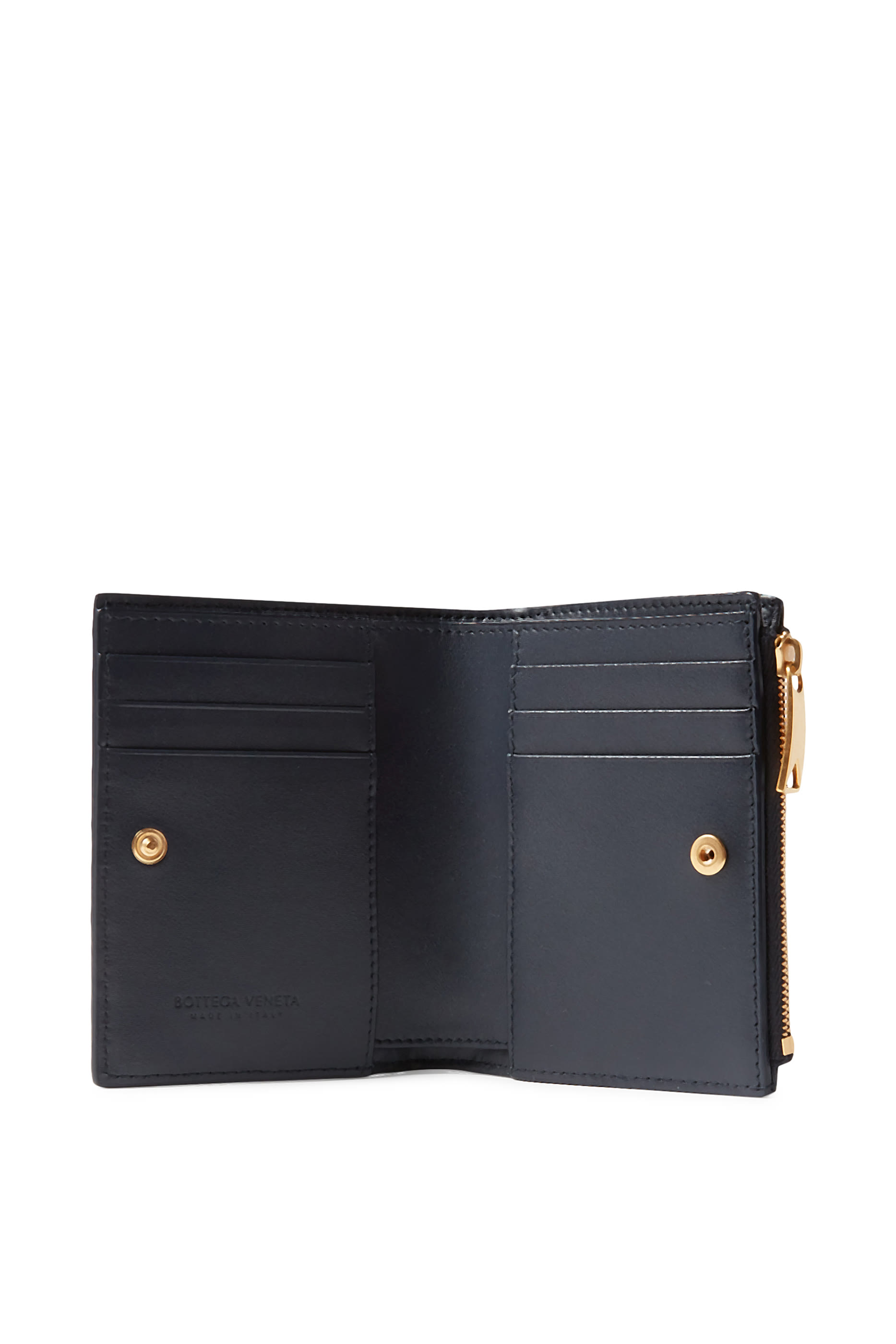 Intrecciato Small Bi-Fold Wallet