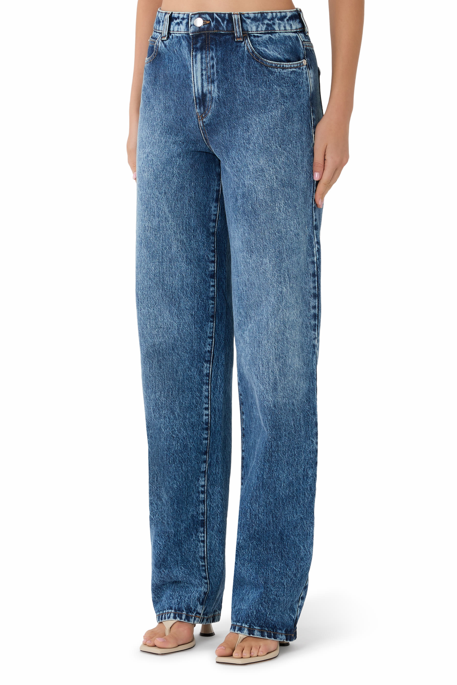 Vintage Look Five-Pocket Jeans