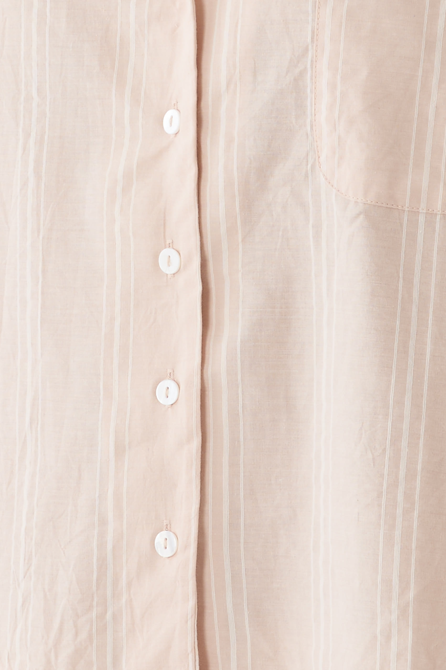 Textured Stripe Pyjama Shirt
