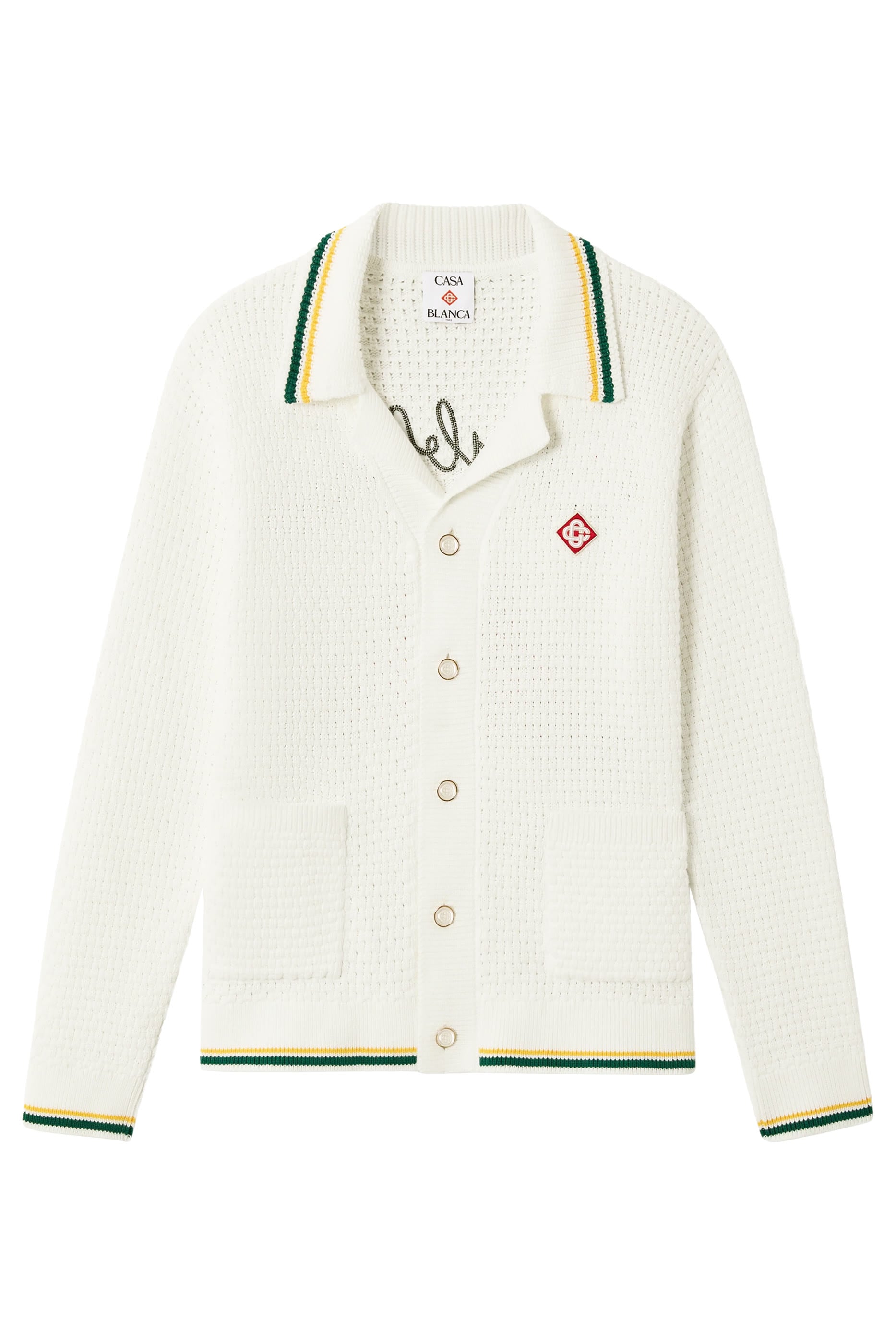 Logo Crochet Cardigan