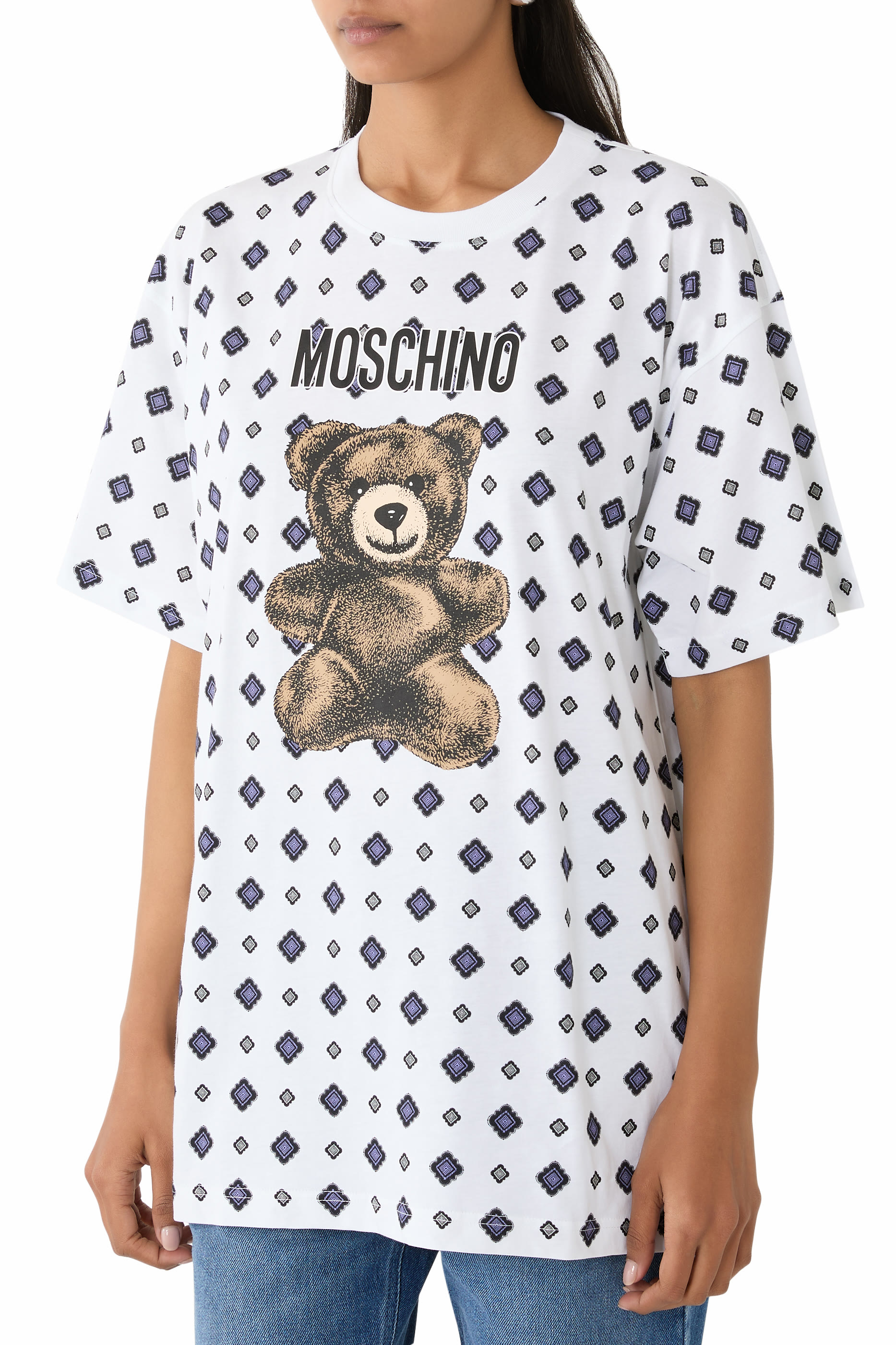  Logo Teddy Print T-Shirt