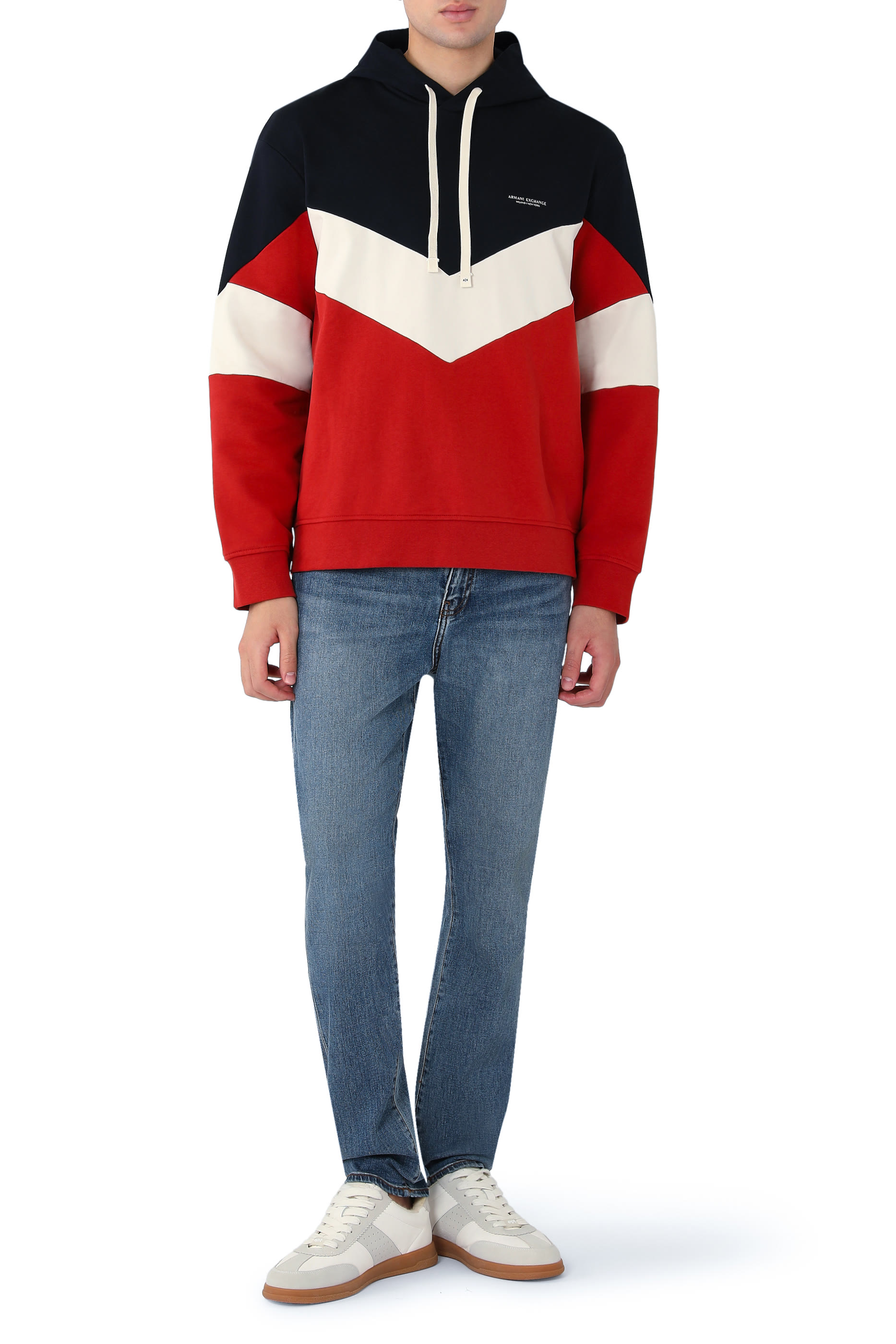 AX Logo Hoodie Sweatshirt