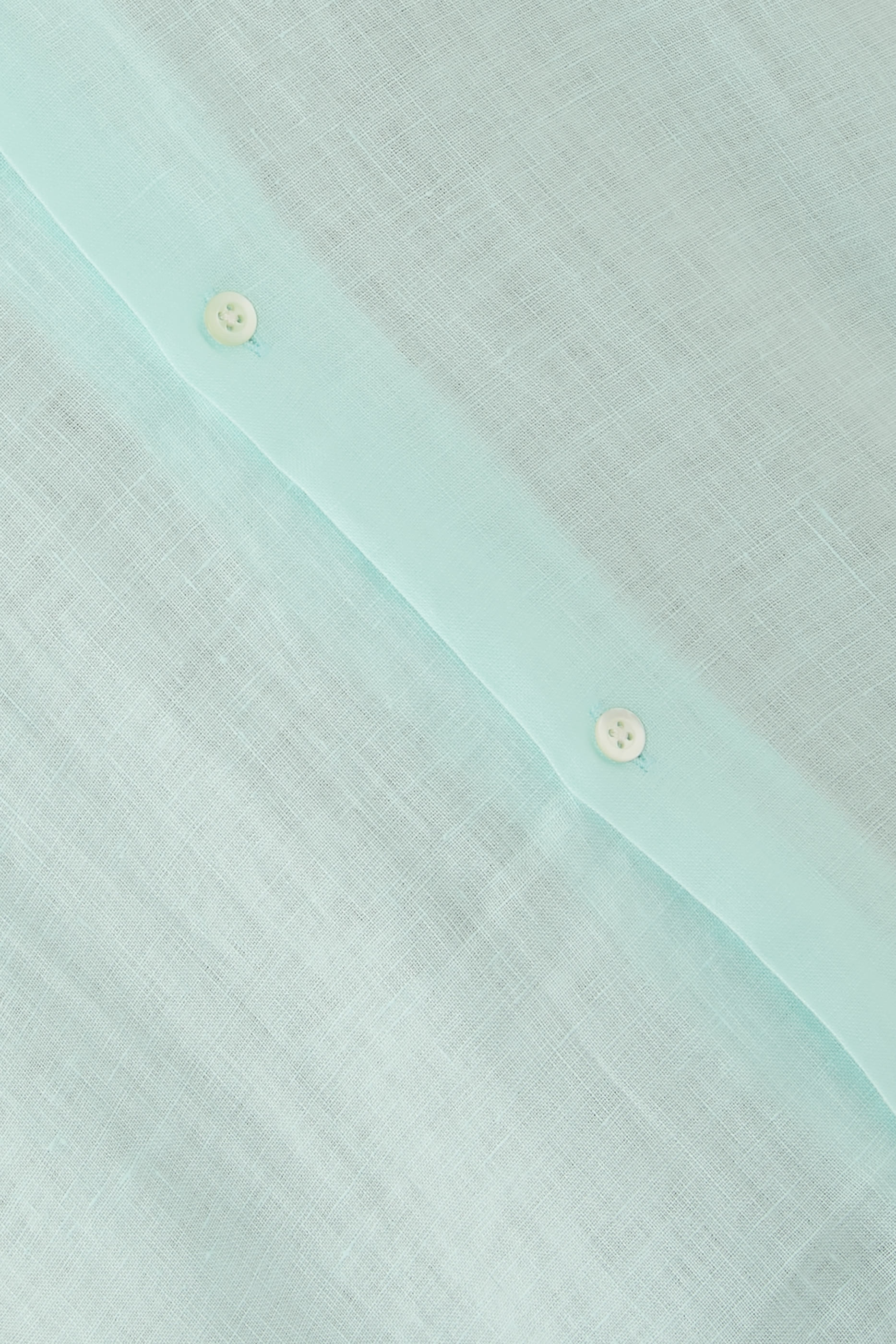 Mars Camp-Collar Linen Shirt