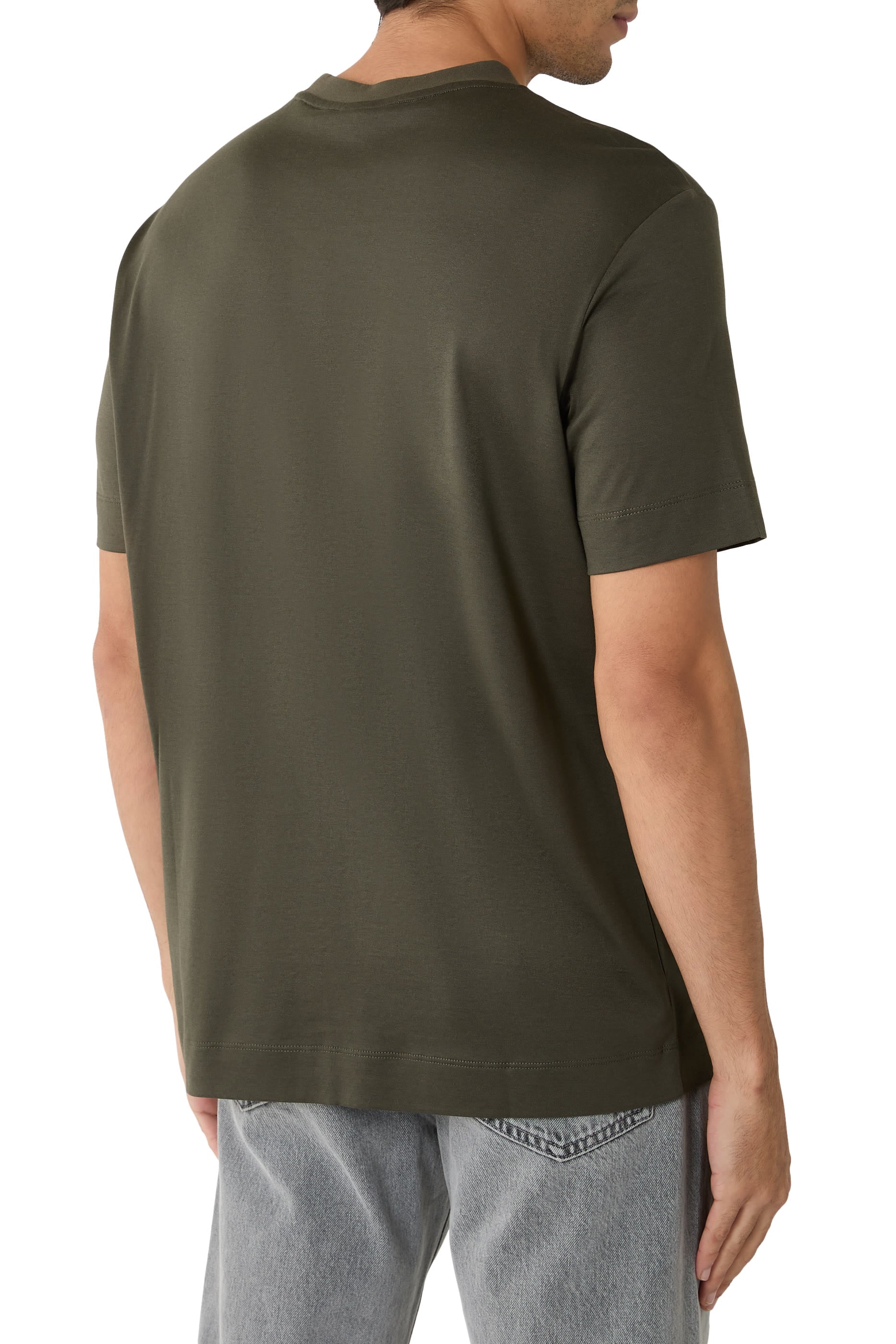 Lyocell Blend Jersey T-Shirt