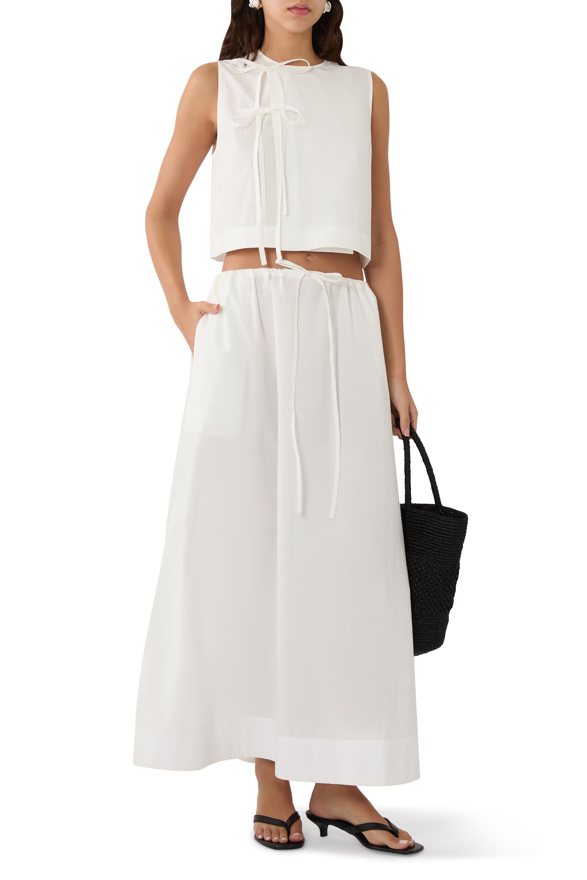  Kyoto Tie-Front Top