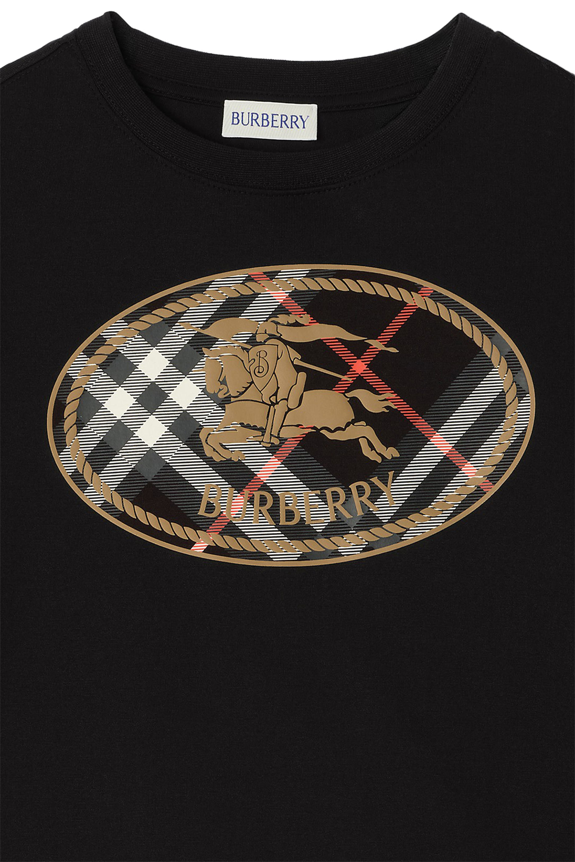 Kids Check Knight Stamp T-shirt