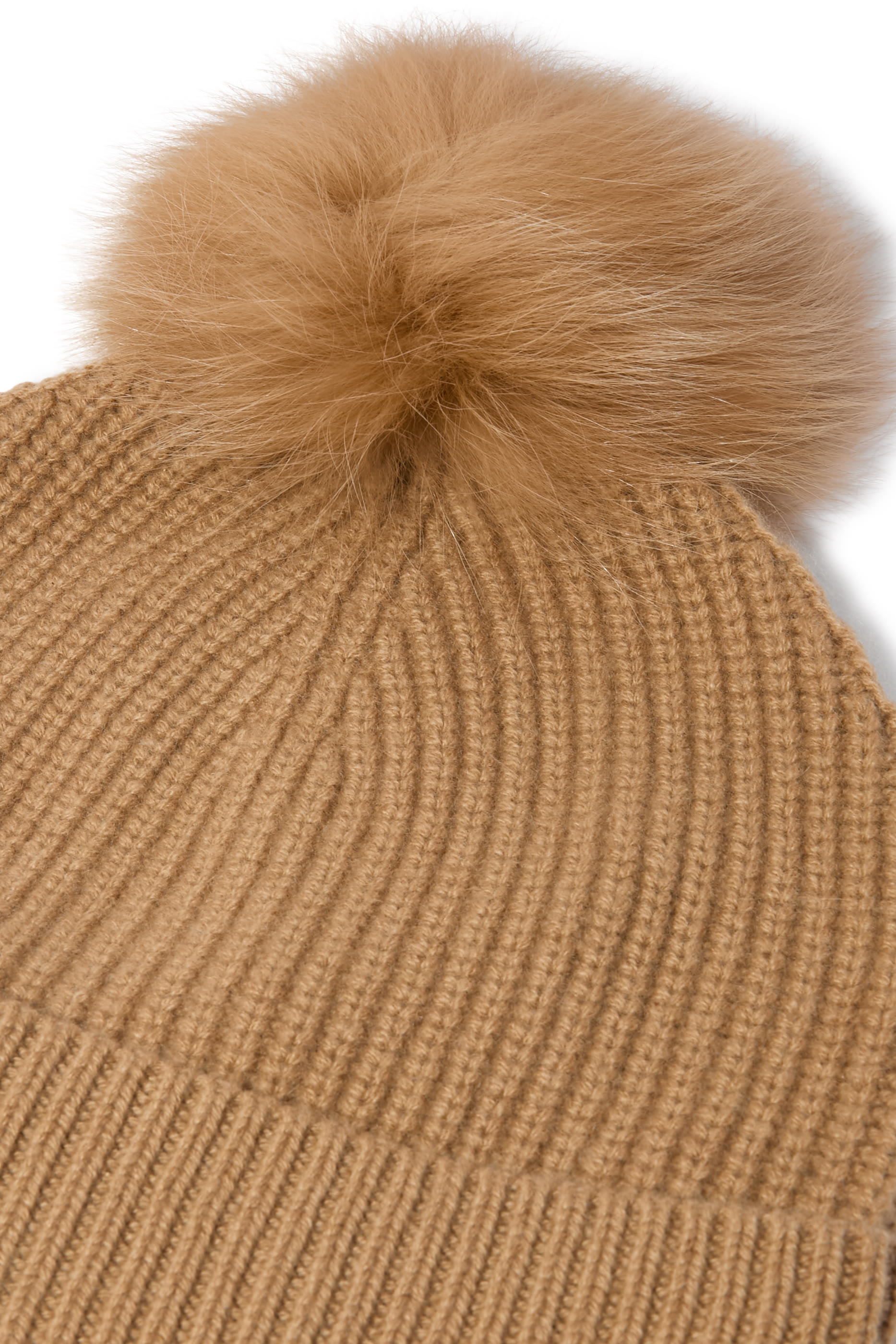 Kids Pom-Pom Cashmere Beanie