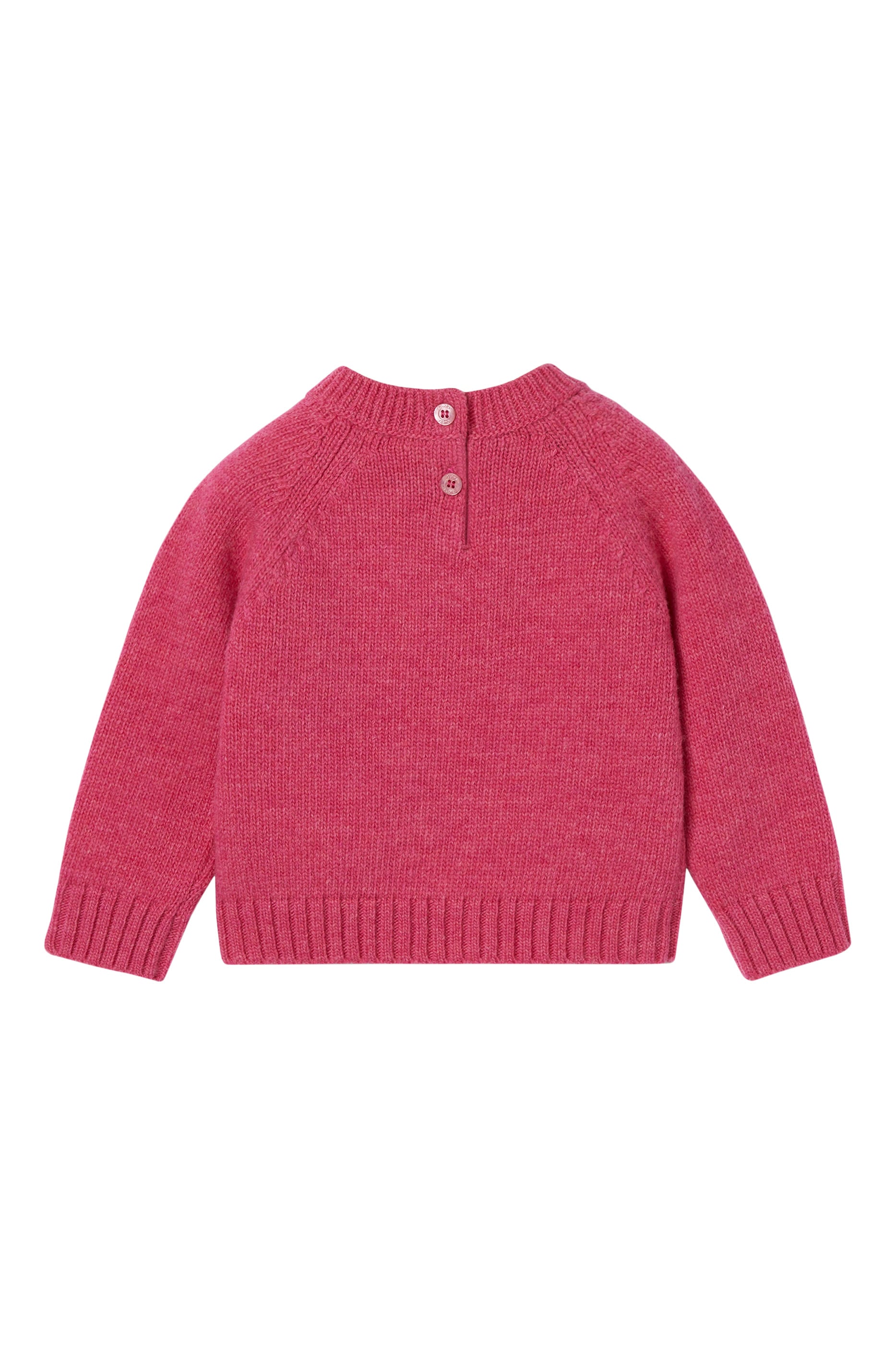 Kids Logo Embroidered Wool Sweater
