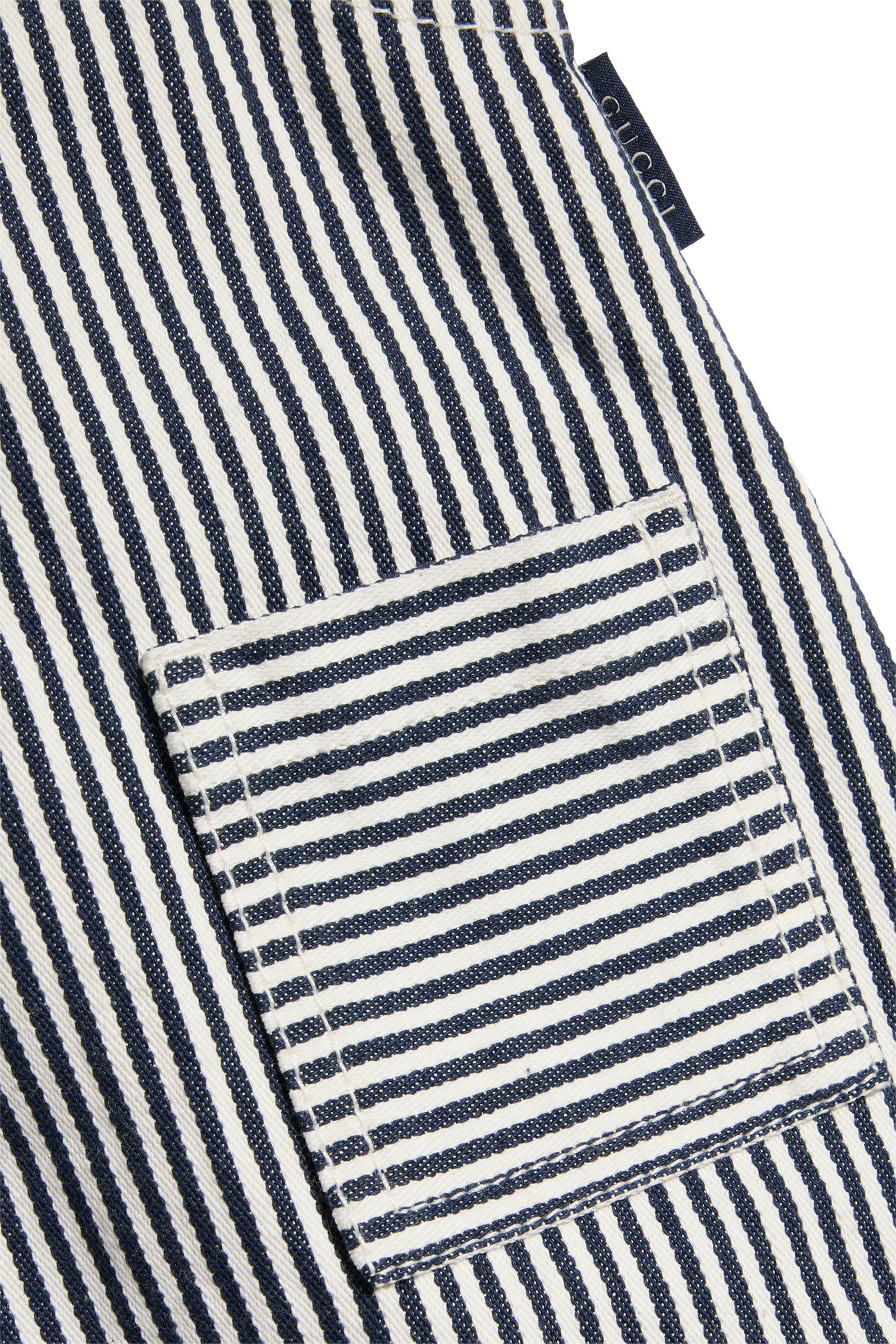 Kids Striped Denim Dress