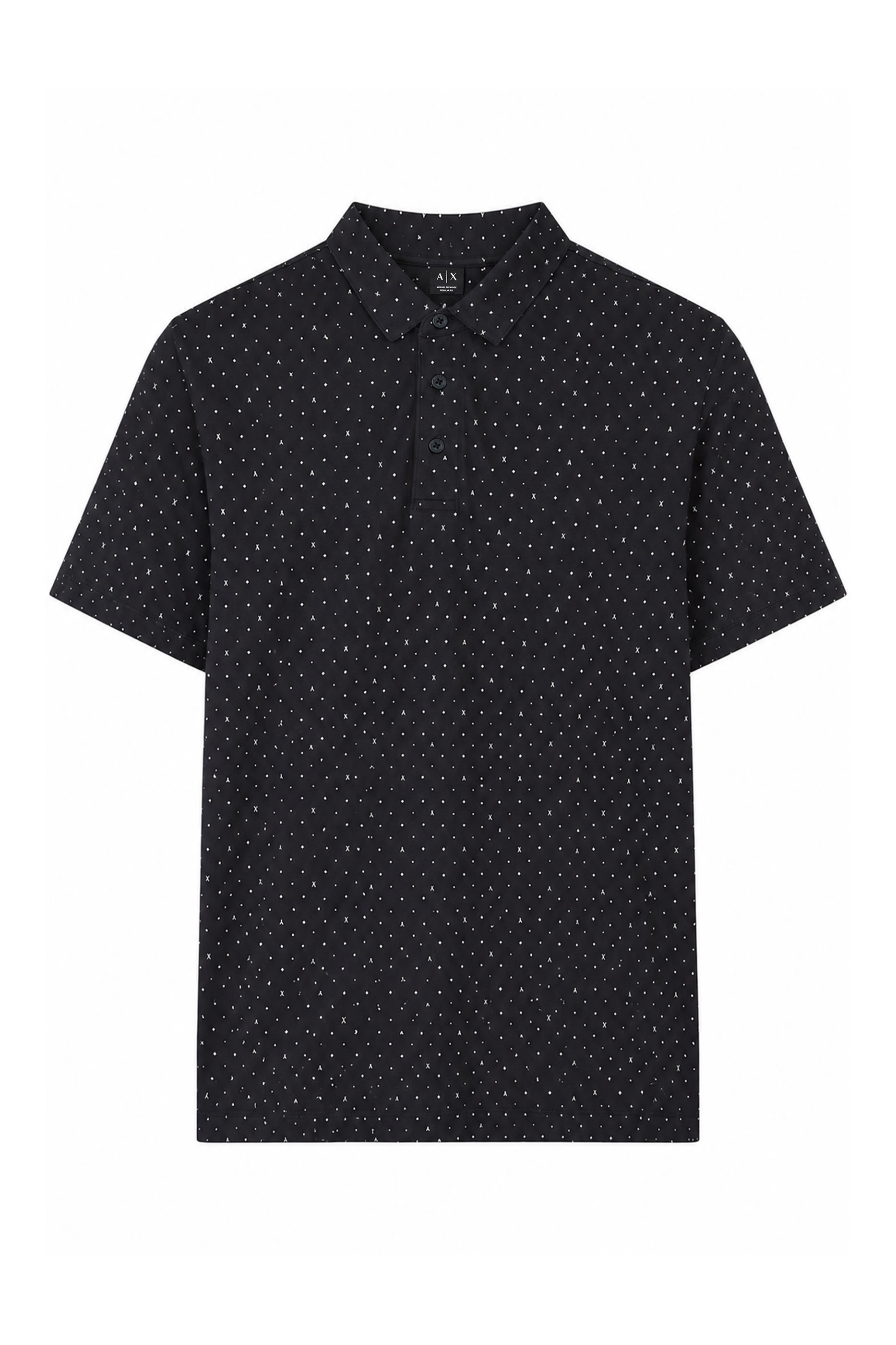 Logo Pattern Polo Shirt