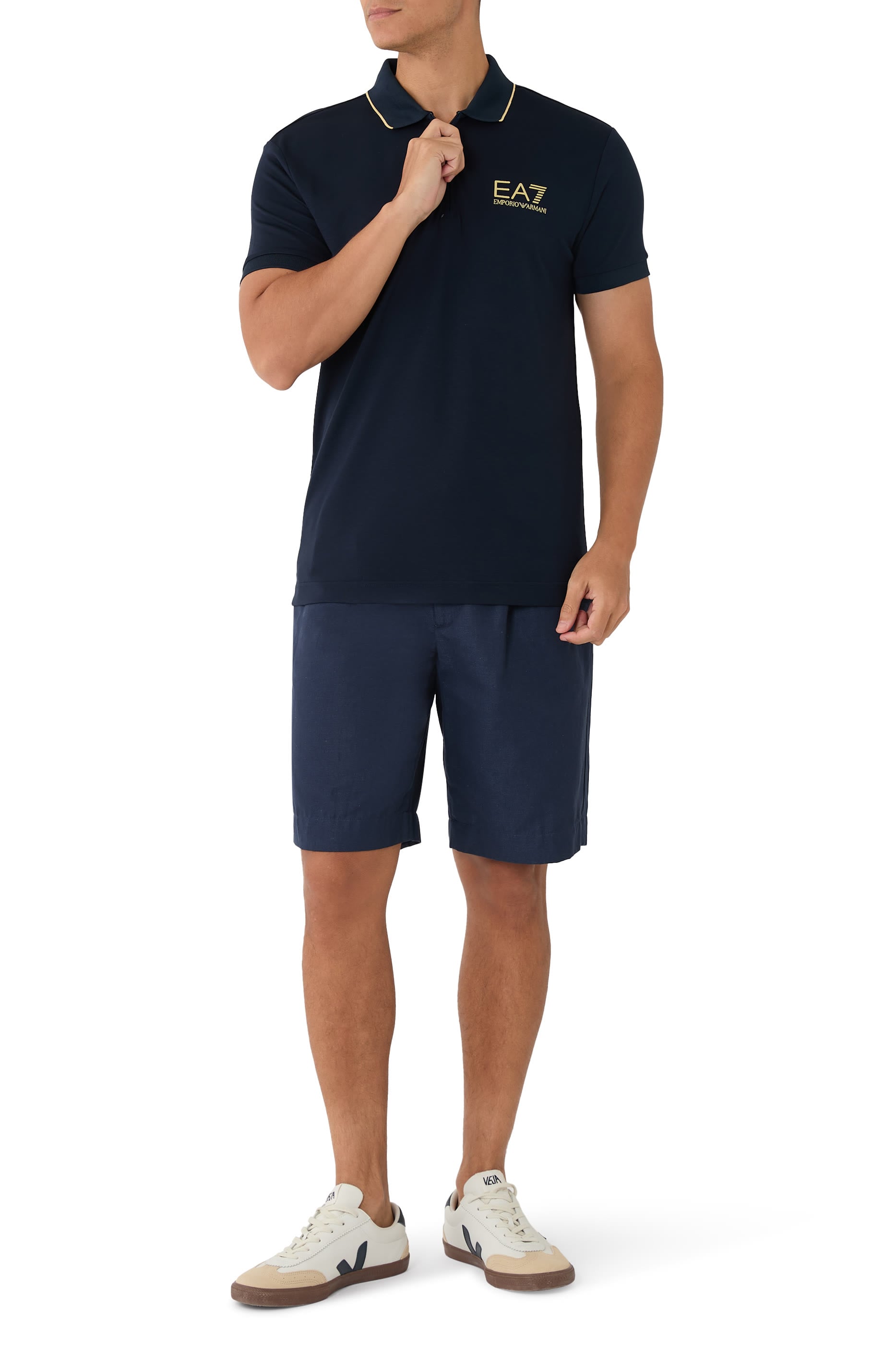 EA7 Logo Polo Shirt