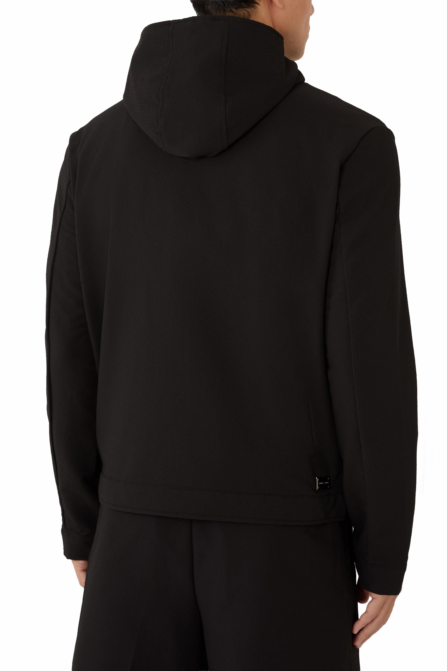 Down and Feather Padding Blouson Jacket