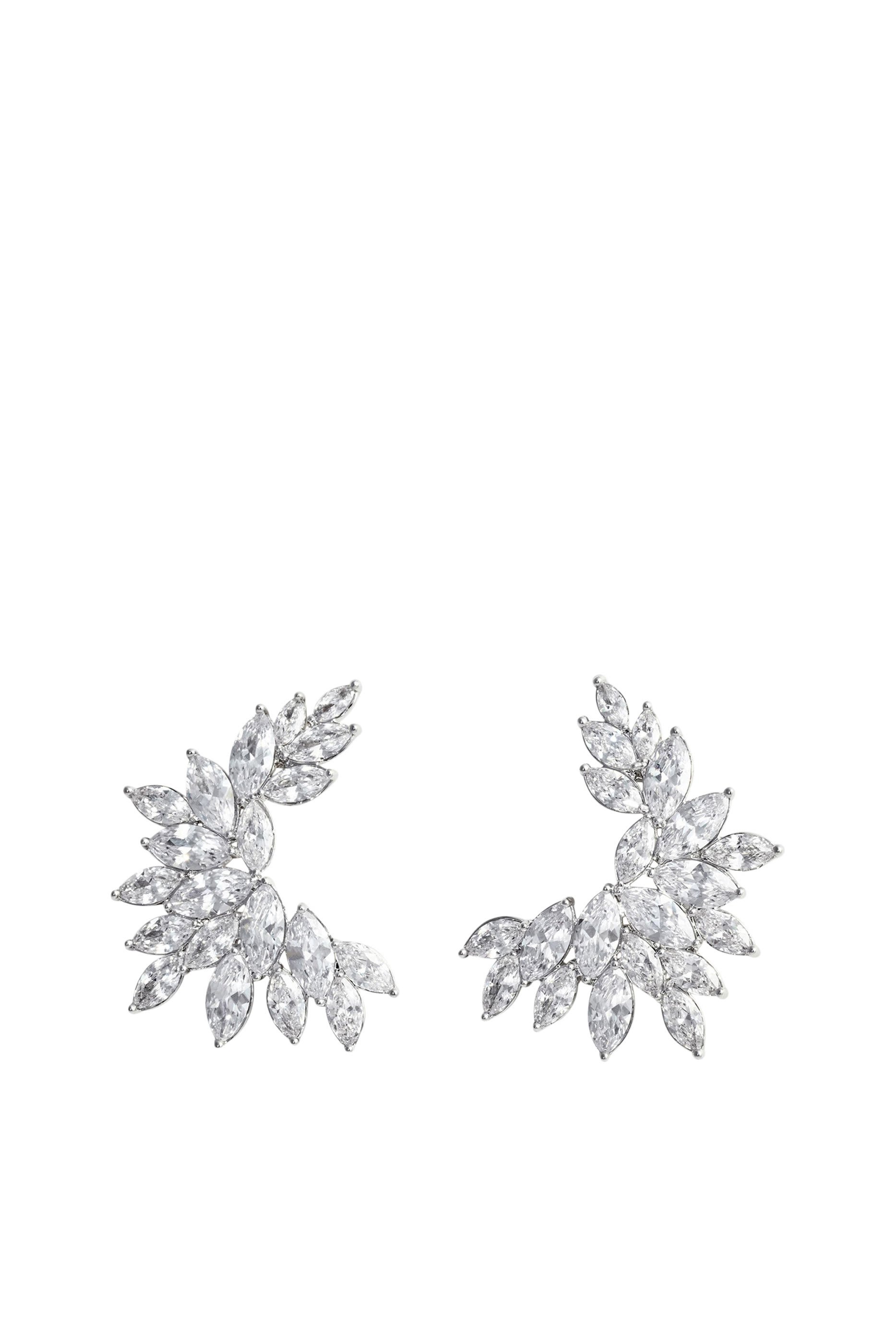 Crystal Cuff Earrings