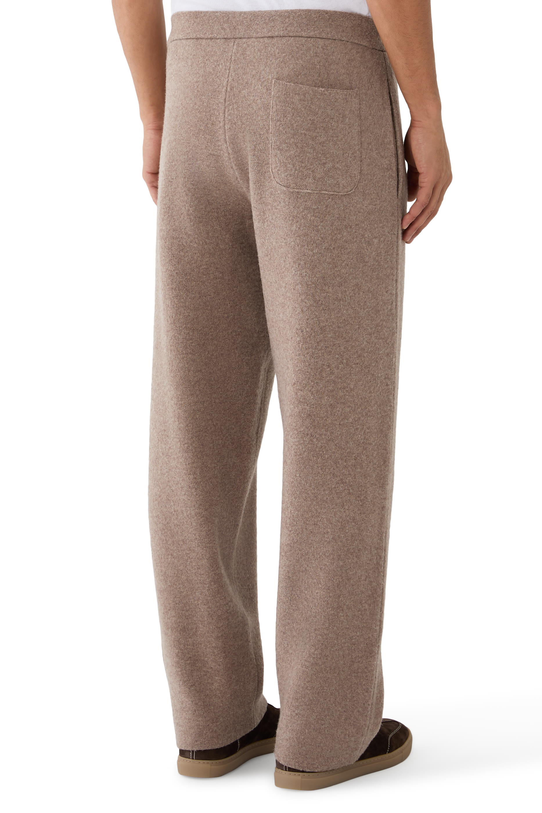Super Fine Wool Milled Knit Pants