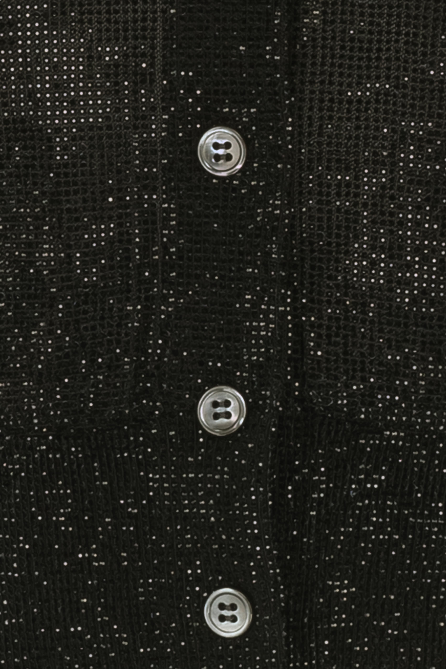 Cropped Cardigan in Clear Bead Hotfix