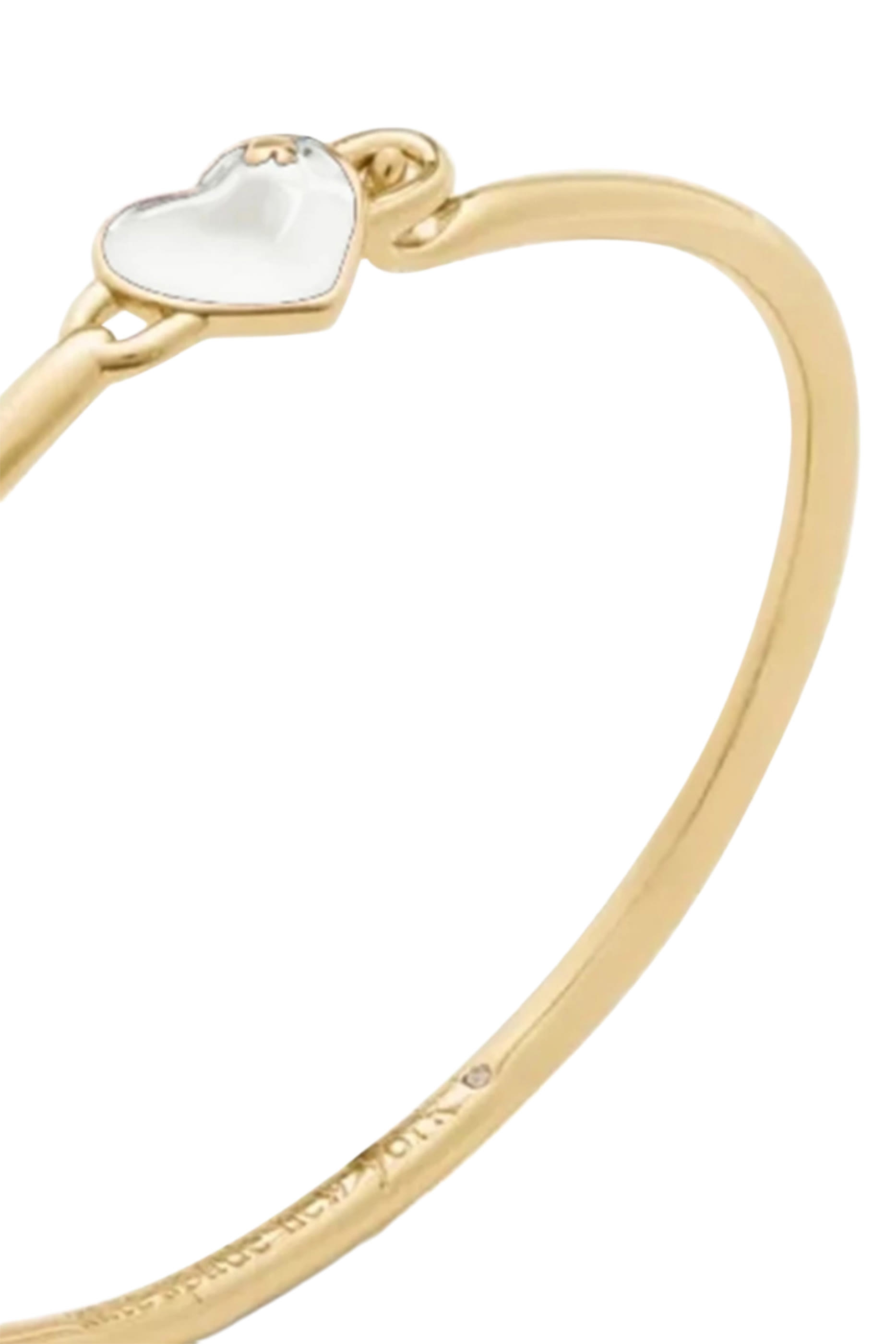 Heart Spade Solitaire Bangle