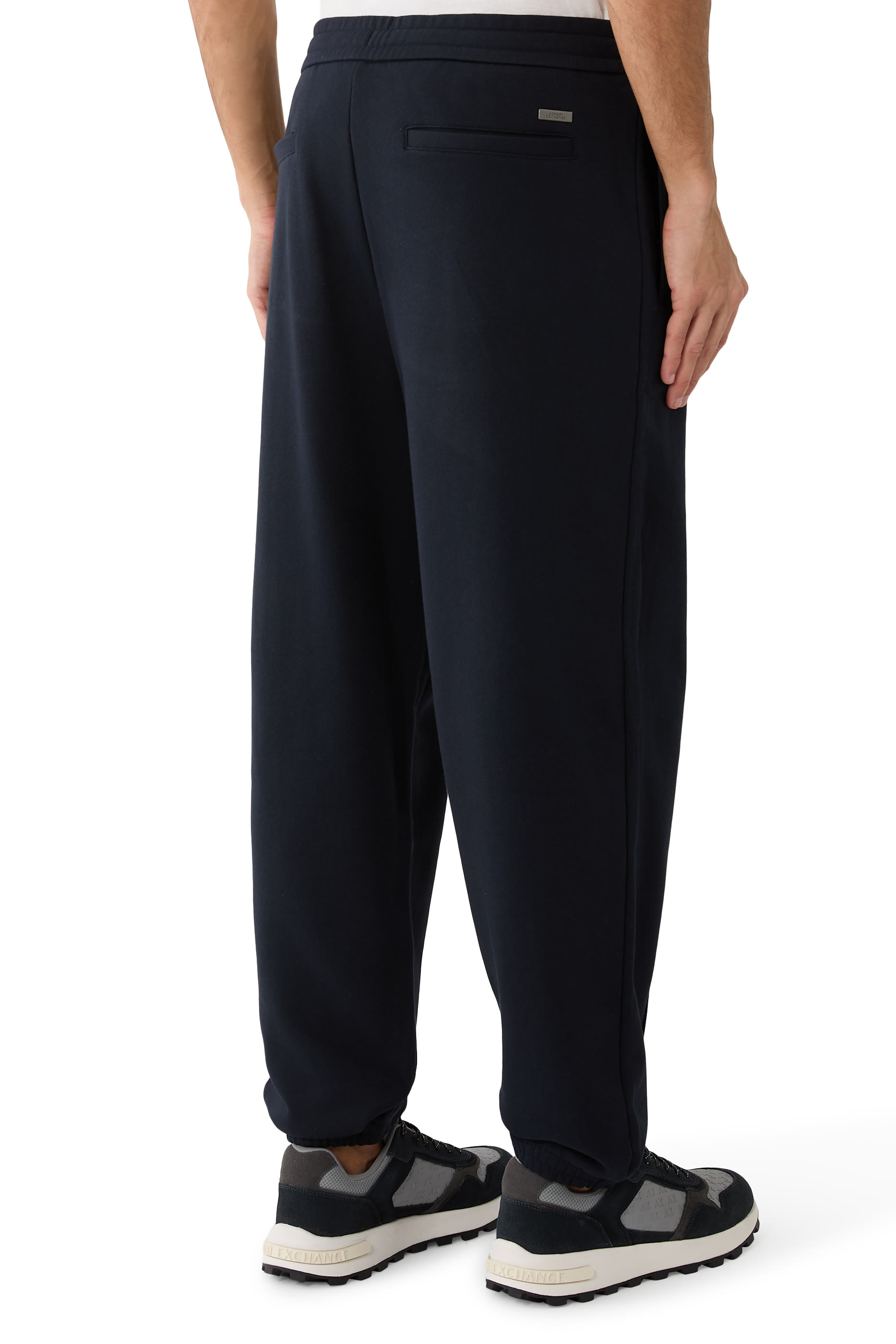 Rib-Knit Details Trousers