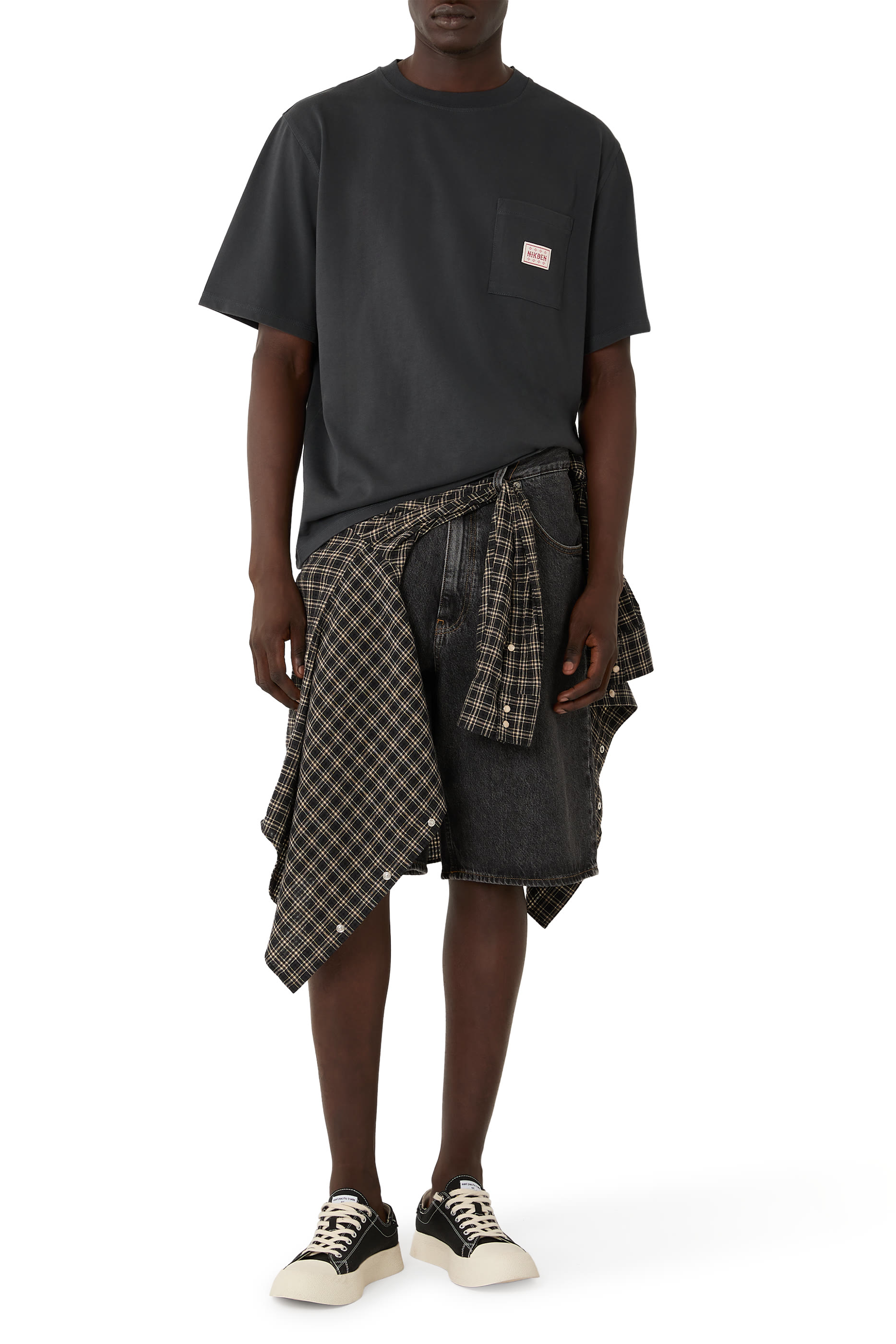  Pocket Fish Loose T-Shirt 